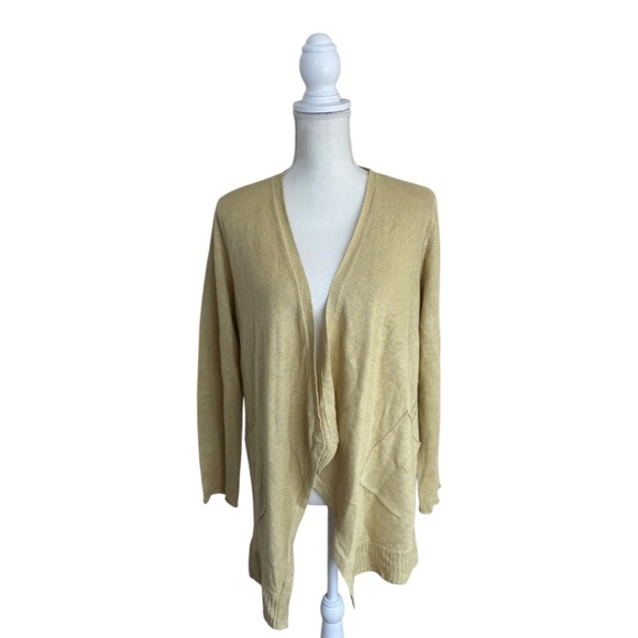 Eileen Fisher Yellow Cardigan - Picture 1 of 10